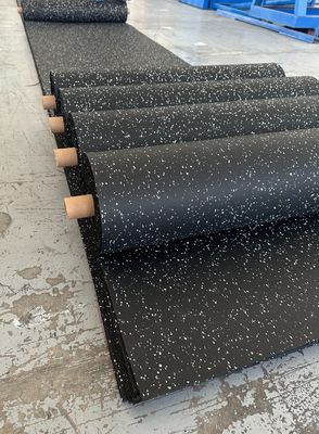 Super Endurance Pure Color Recycled Rubber Rolls Flooring for Sports Playground Indoor and Outdoor 3-20MM Thickness