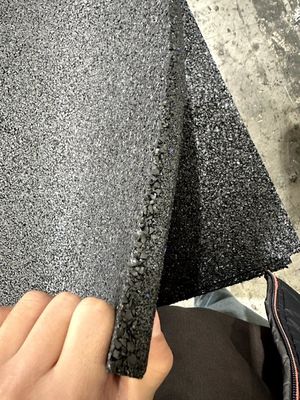 20mm Thickness 1m*1m Black Rubber Tiles with EPDM Dots Enhance Durability and Performance in Any Space