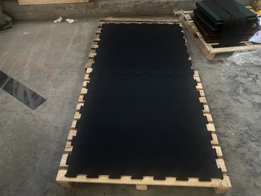 15mm-50mm NR Interlock Rubber Floor Tiles Designed for Shock Absorption and Anti-Slip Protection in High Traffic Areas