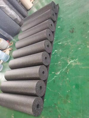 3mm-20mm Black Only Recycled Rubber Flooring Rolls for Home and Commercial Gym Flooring Moisture-Resistant
