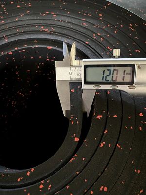 1/4″ , 5/16″ , 3/8″ , or 1/2″ Thicknesses Extremely Tough and Durable Rubber Flooring Rolls with EPDM Flecks