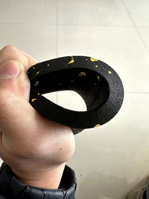 High Elasticity 100cm*100cm*1.5cm Tyre Rubber Floors Flooring Tiles with Colorful EPDM Dots