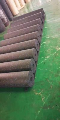 Rolled Rubber Flooring Sheets Made From 100% Recycled Rubber