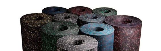 Length Custom-Cut Rubber Flooring Rollers for Indoor and Outdoor Use