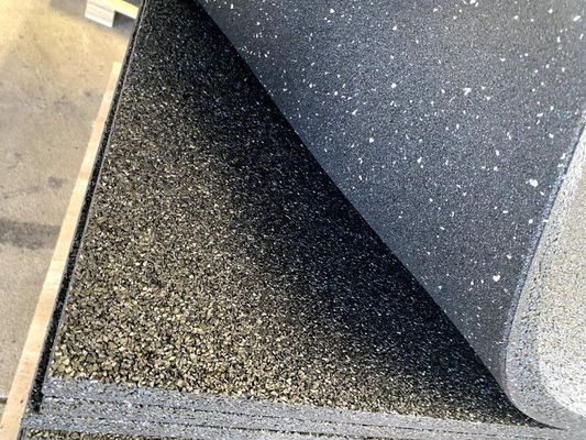Factory Directly Sale Recycled Rubber Flooring Tiles for Home & Commercial Gym Flooring