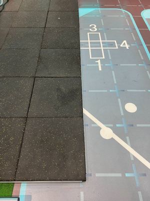 Anti-Static and Fire Resistance Rubber Floor Flooring Mats for Gym Equipment