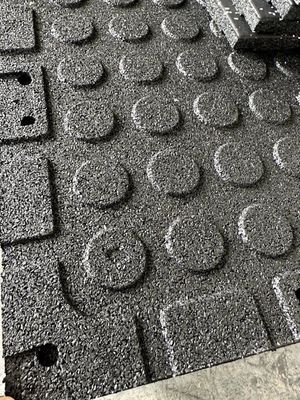 Rubber Carpet Factory Wholesale Rubber Floor Tiles 1mx1m 0.5mx0.5m 20mm 30mm 40mm 50mm Thick