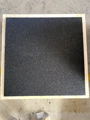Rubber Floor Mat Tile 500*500mm 25mm thickness with Colorful EPDM Dots and Flecks