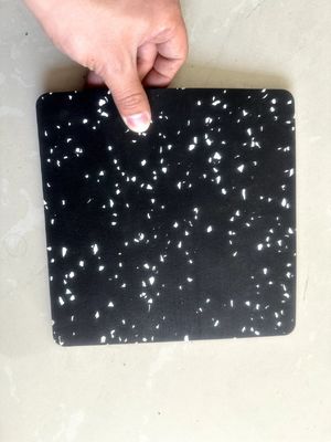 Wholesale Black Rubber Flooring Mats with White Rubber Crumbs with Best Factory Prices