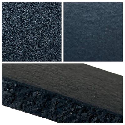 6000sqm / Day Pure Color EPDM DOT 1mx1mx15m 20mm 25mm 30mm 35mm 40mm 45mm 50mm Black Gym Rubber Floor Tiles for Commercial