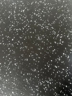 Black Recycled Rubber Flooring Tiles with Different Color EPDM Flecks for Home and Commerial Gym Flooring