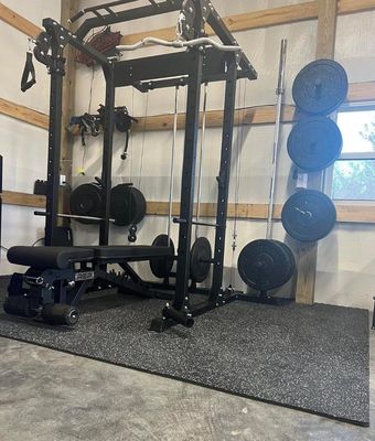 Affordable Rubber Flooring Mats for Gym Equipment and Fitness Club HF-1-1-30/40/50 Limited Time Offer Free Samples Availabl