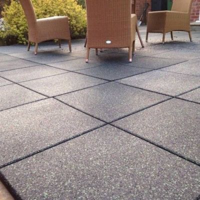 100cm*100cm 50cm*50cm Natural Recycled Rubber Flooring Mats for Flooring Solutions