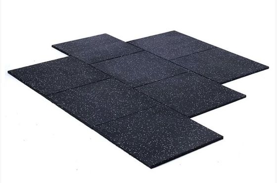 Slip-Resistant 50*50cm 1*1m Gym Flooring Natural Rubber Mats for The Gym, Fitness Studios, and Home