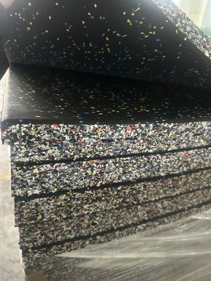 Natural Rubber Floor Matting for a Gym Floor 30mm 40mm 50mm 1m*1m 0.5m*0.5m