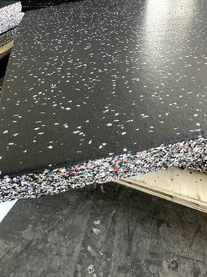Recycled Rubber Sheets Made From Tire Crumb by 100cm*100cm 50cm*50cm