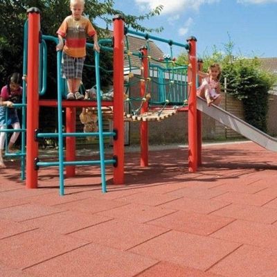 School and Sports Playground Durable Rubber Flooring Tiles with Environmentally Friendly Features