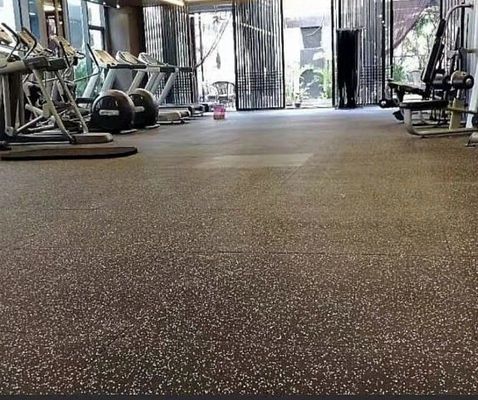1m*1m Black Rubber Floor Mats with Colorful EPDM for Indoor and Outdoor