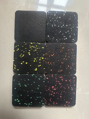 Factory Custom Slip-Resistant Rubber Floor Tiles for Gym and Home