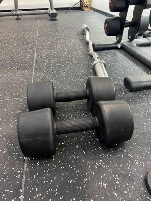 1m X 1m (available in 10 mm to 50 mm) Workout Rubber Flooring Mats for Home Gym and Commercial Club