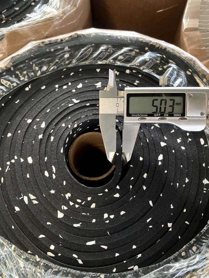 1/4″ , 5/16″ , 3/8″ , or 1/2″ Thicknesses Extremely Tough and Durable Rubber Flooring Rolls with EPDM Flecks