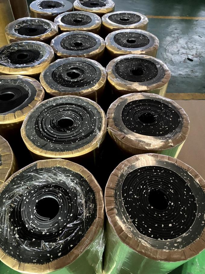 1/4″ , 5/16″ , 3/8″ , or 1/2″ Thicknesses Extremely Tough and Durable Rubber Flooring Rolls with EPDM Flecks